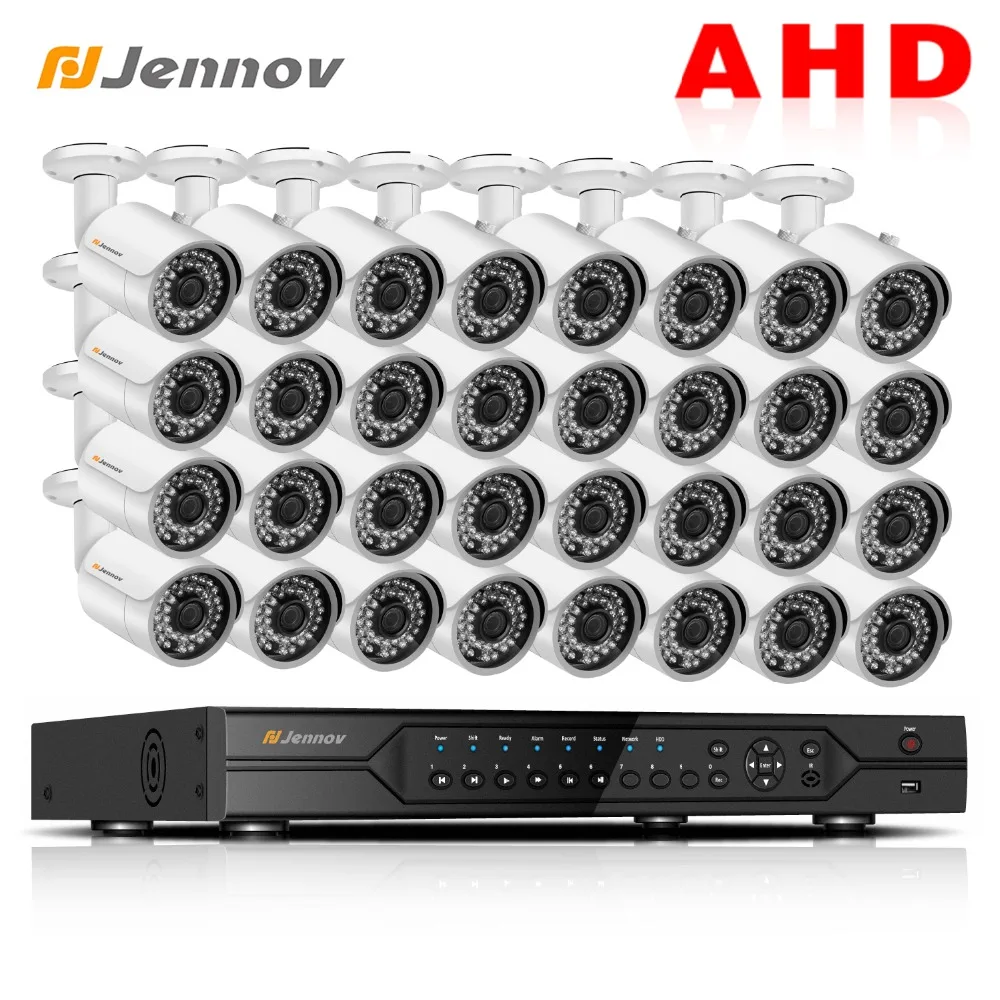 

Jennov AHD Kit 2MP 32CH CCTV System 1080P Security Camera System Video Surveillance Kit IP Camera Outdoor DVR Set HDMI P2P