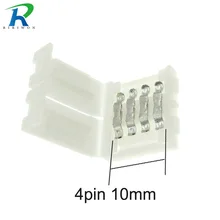 5 teile/los, 4pin Led-streifen-anschlüsse 10mm platine leiter-anschluss für 5050 RGB farbe streifen