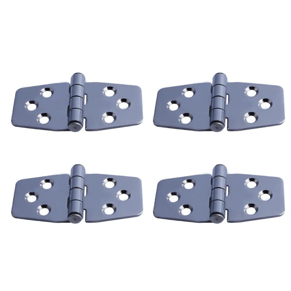 

4Pcs Marine Grade Stainless Steel Hinge for Boat Door 3" x 1.5" Hinges Hardware