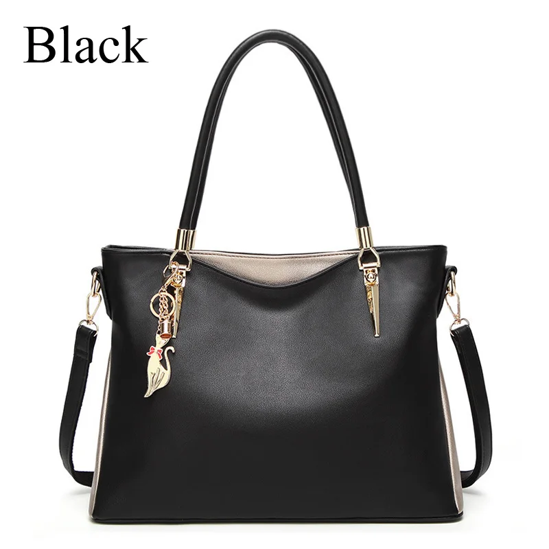 ZMQN роскошные сумки женские сумки дизайнерские PU мягкие кожаные сумки на плечо для женщин известный бренд модная женская сумка Kabelka A863 - Цвет: Black