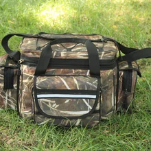 SK003 большая сумка для рыбалки, многофункциональный спортивный рюкзак для рыбалки на открытом воздухе, 35,0 см* 20,0 см* 28, камуфляжная большая Рыболовная Снасть цвета хаки