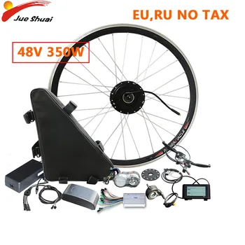 

48V 350W Electric Bike Conversion Kit E Bike 26''700C 28'' Front Motor Wheel hub Moto Eletrica Samsung LG MTB Bicycle bicicleta