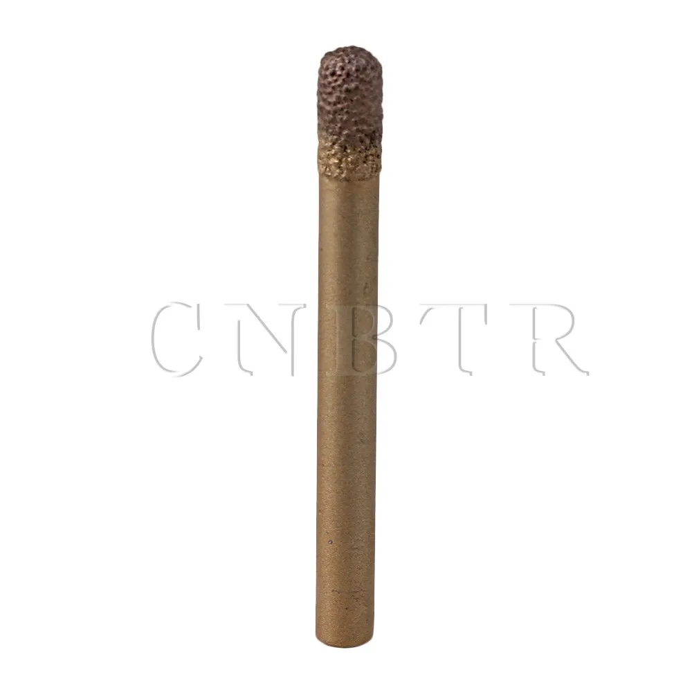 

CNBTR Ball-end Cutter 6x6x12mm CNC Engraving Emery Bit Brazed Diamond Tapered Drill
