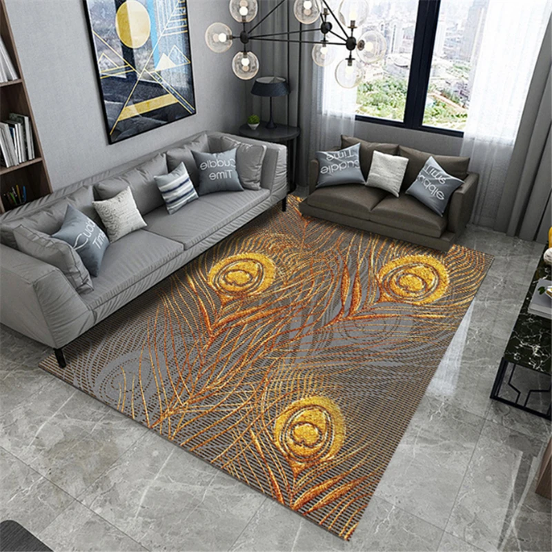 AOVOLL европейские геометрические коврики с узором ковры для гостиной спальни коврики Нескользящие и против морщин ковер для детской комнаты