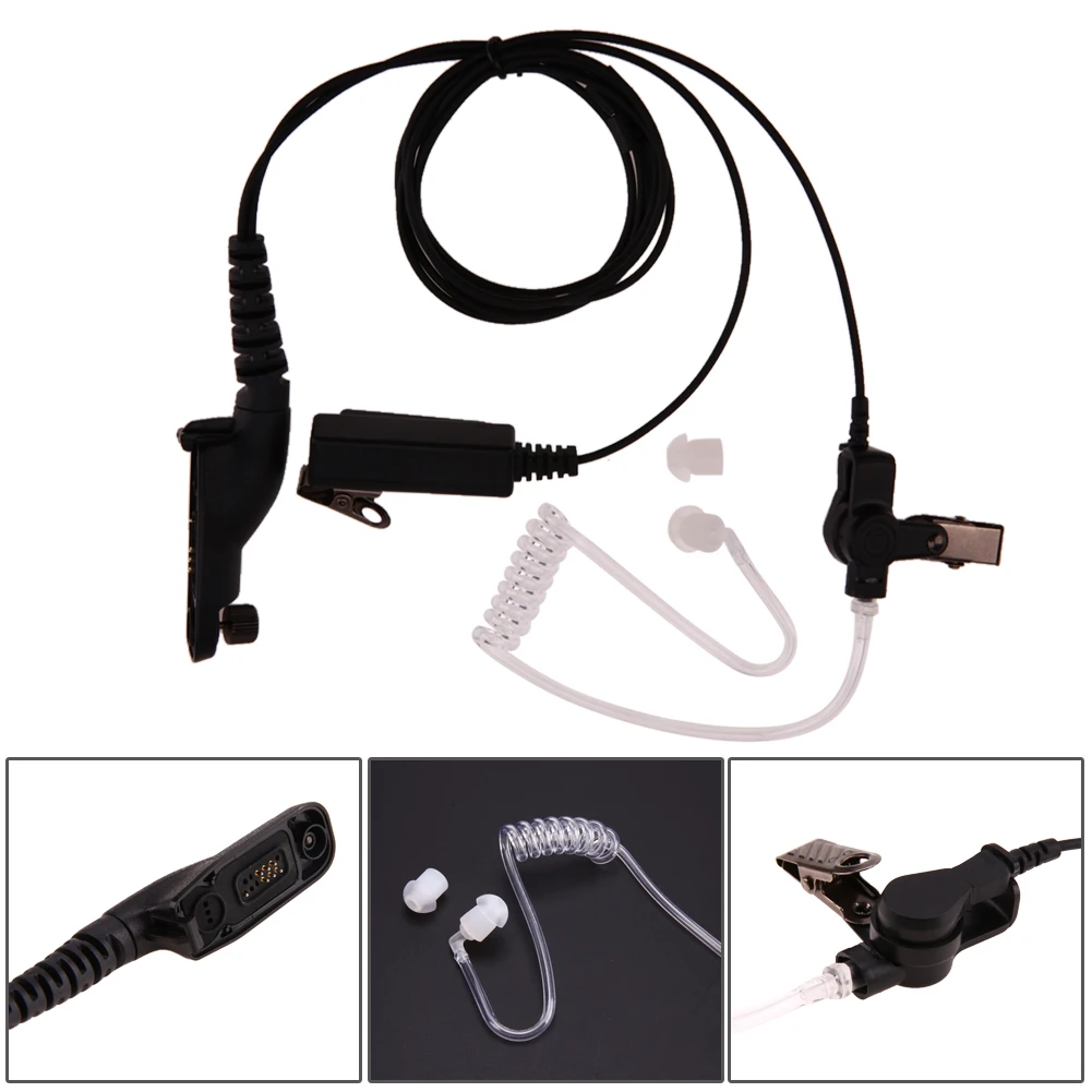 Air Acoustic Tube наушник PTT Mic гарнитура радиационные наушники для Motorola XPR XiR DP APX серии