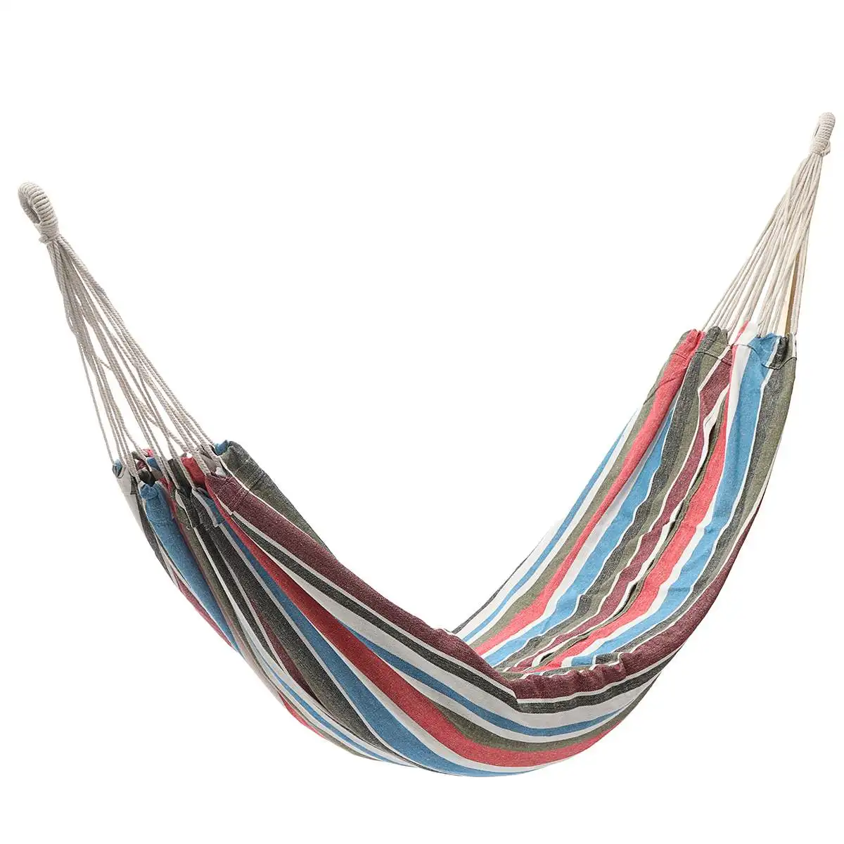 Синий 200x150 cm Parachute Double Hammock Swing Hanging Camping Travel Portable Swing Bed Max Load 350kg - Цвет: Синий