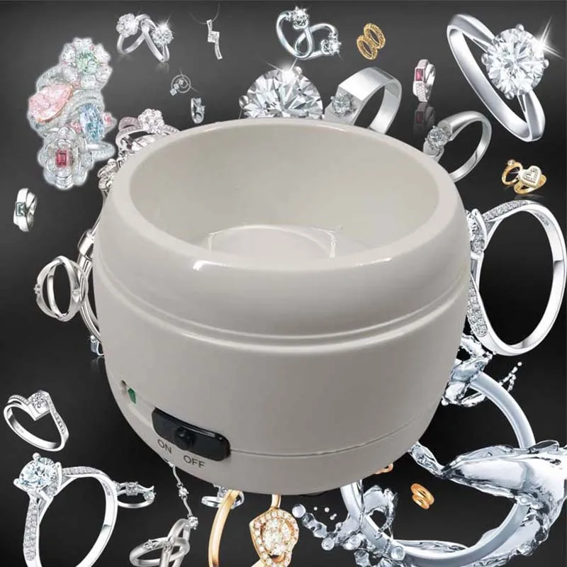 

200ml Mini Jewellery Cleaner Home assistant Cleaning the coin can clean small items, jewelry, gold and silver
