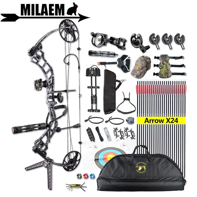  US $475.11 1Set 70lbs Archery Compound TRIGON Right Hand Milling Riser 320FPS Outdoor Sport