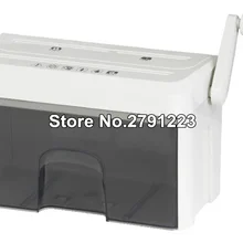 2 цвета мини офисный Шредер Настольный ручной А4 Шредер совместимый резки для бумаги и кредитной карты 1 лист/Shred