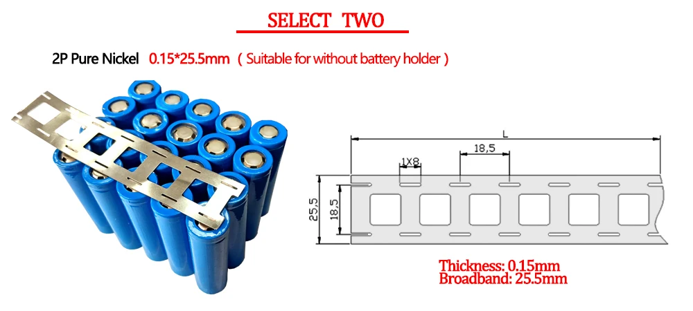 2 м батарея никелированная лента 3P 4P 5P 6P Высокая чистота 99.96% литиевая никелевая полоса литий-ионные батареи пластина из никеля для 18650 аккумуляторной батареи