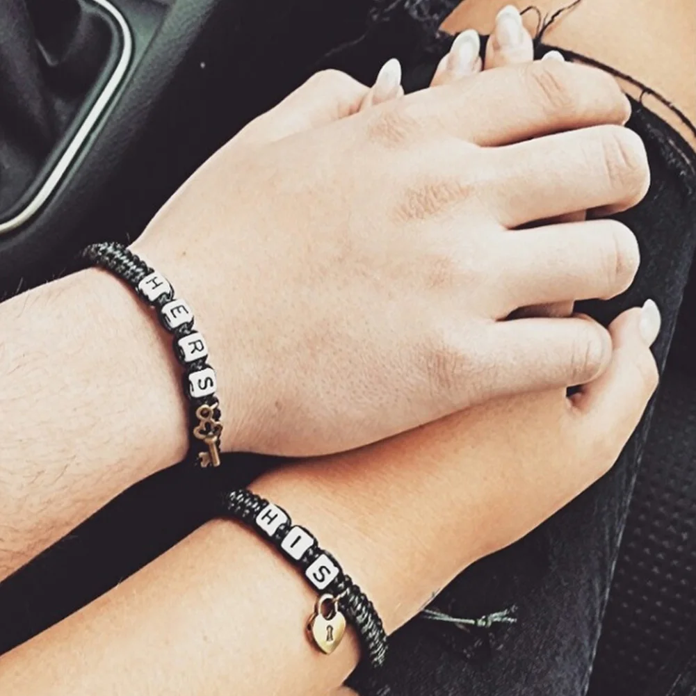 Envío libre, Pulsera de Parejas, los amantes de La Pulsera, His Hers