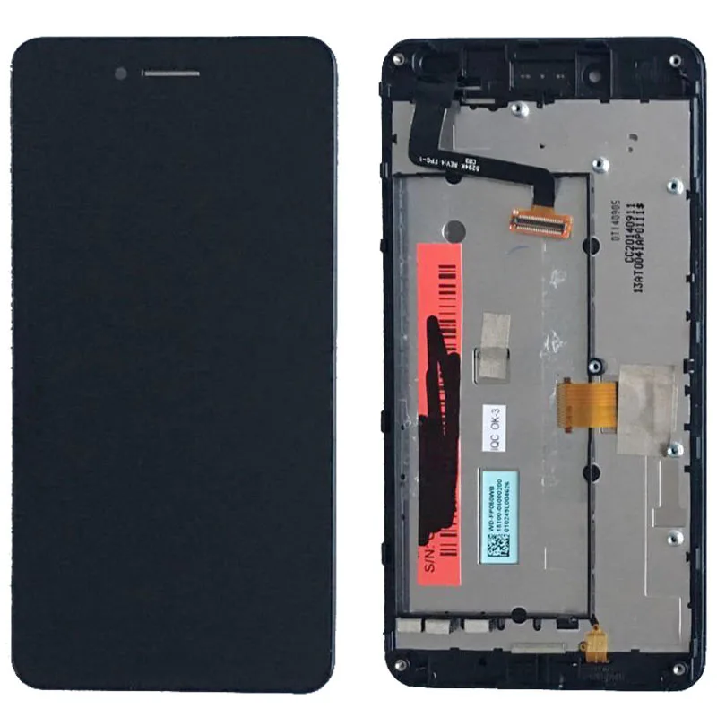 

Black LCD Display Touch screen Digitizer Assemb+Frame For ASUS PadFone Infinity A86