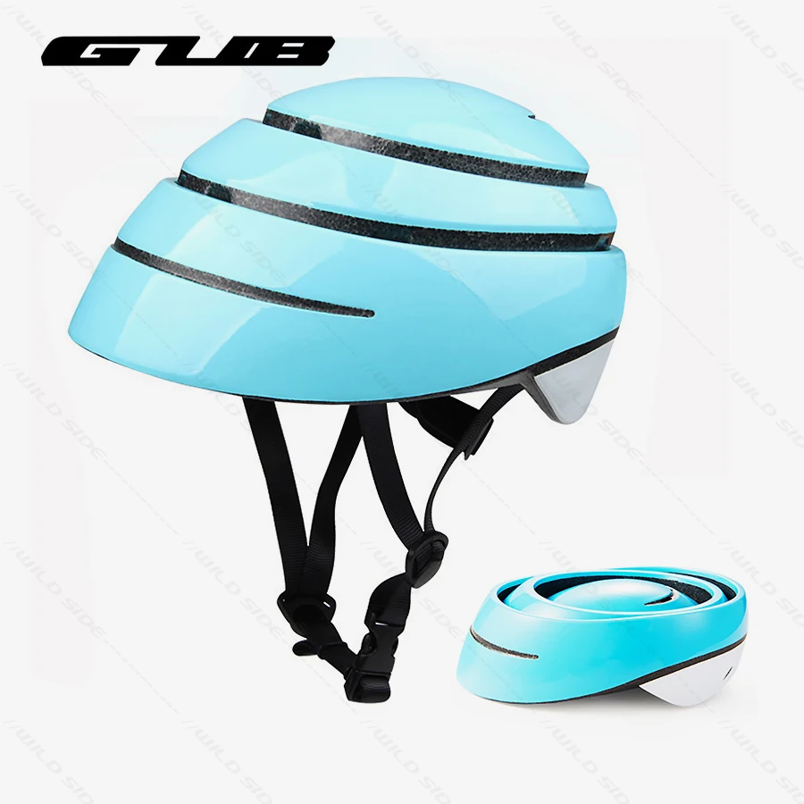 

GUB Foldable City Bicycle Helmet Portable Cycling Helmet Sports Safety Leisure for EPS PC bicycle helmet Foldable Casco Ciclismo
