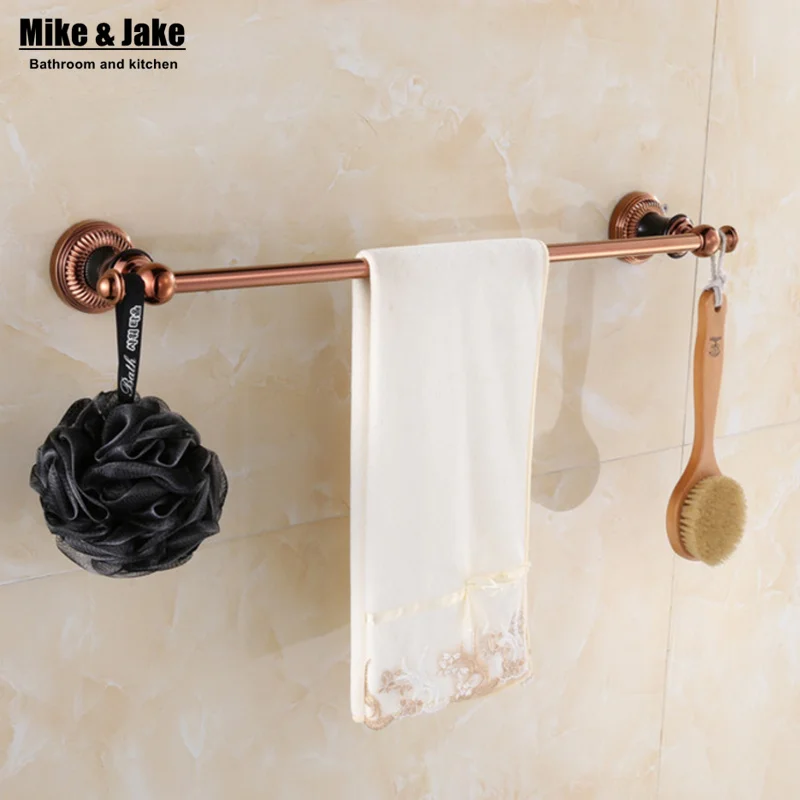 

Towel Holder Bath Products,Bathroom Accessories bathroom towel bar Luxury Rose golden single Towel Bar,red golden