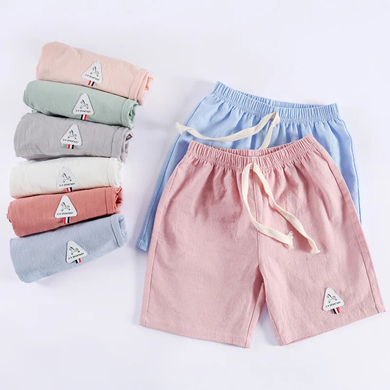 

Kids Shorts for Baby Girl and Boy Cotton Pure Color Children Short Pants Kids Beach Short Baby Swim Shorts