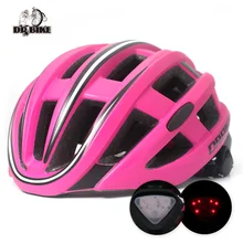 DRBIKE Bicycle Helmet with Light 57-62cm Cycling Integrally-molded Ultralight Helmet Safety for MTB Mountain Road Bike