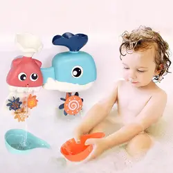 Органайзер для хранения игрушек в ванну КИТ бани-Игровой Набор для ванной игрушки вращаются глаза поток воды Водопад игрушки для ванной