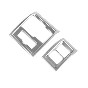 

Left Hand Drive Interior Dashboard Console Bottom Button Switch Cover Frame Trim 2pcs For Toyota Land Cruiser LC200 2016