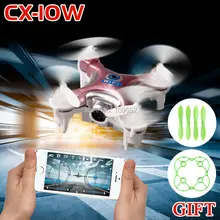Cheerson CX-10W CX10W MINI WIFI FPV Drones RC Quadcopter With HD 0.3MP Camera UAV 2.4G 4CH 6-Axis Helicopters Toys