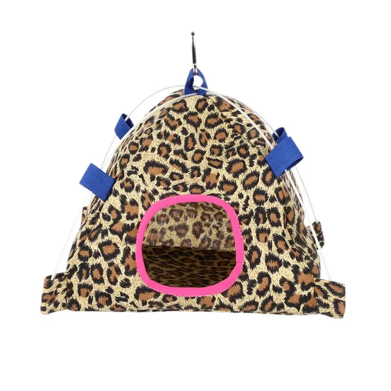 Pet Multi Shapes Optional Canvas Hammock for Small Animals Bird Hanging Tent Nest Window Viewing Bird House - Цвет: E