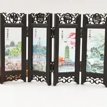 Ремесла с китайскими характеристиками, Чжан да Цянь пейзаж картины, маленькие выставочные украшения#462