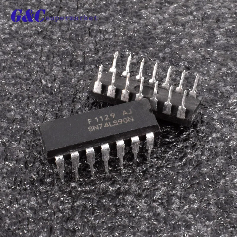 10 шт. HD74LS90P HD74LS90 DIP14 DIP SN74LS90N 74LS90 новый оригинальный | Электронные компоненты и