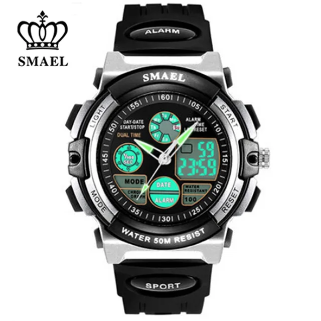 SMAEL Children LED Display Digital Watch 50M Waterproof Kids Sports Watches Mult SMAEL Children LED Display Digital Watch 50M Waterproof Kids Sports Watches Mult