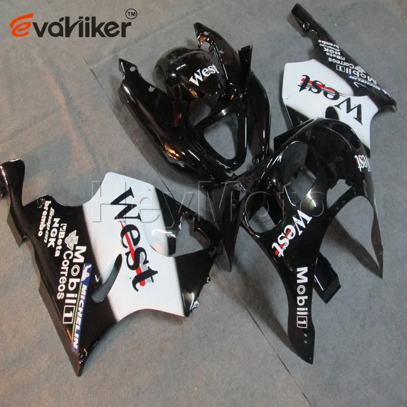 Пользовательские мотоцикла хомут для ZX7R 1996 1997 1998 1999 2000 2001 2002 2003 заказа+ винты Зеленый ABS Двигатель обтекатель H2 - Цвет: F