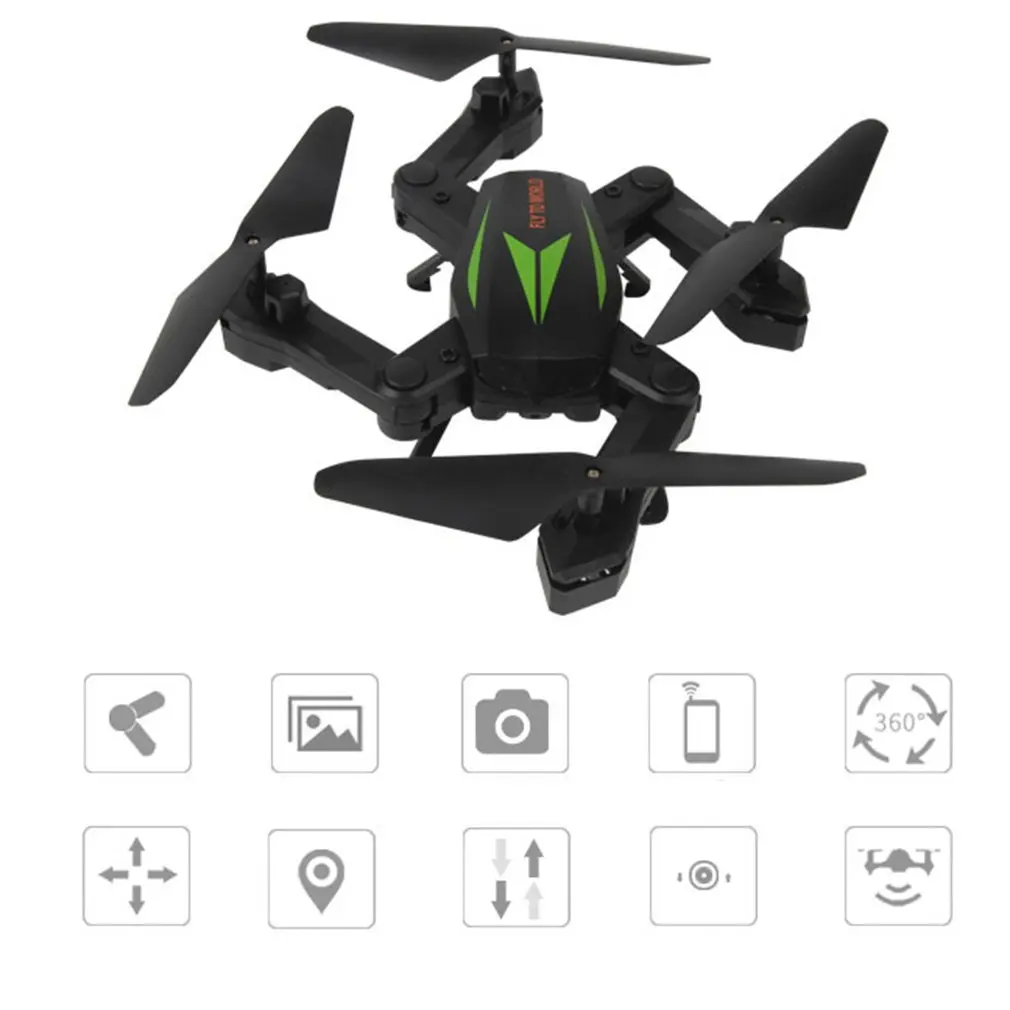 F12W мини селфи RC складной Квадрокоптер Дрон с Wifi FPV Дрон 720P регулируемая камера высота удержания один ключ возврат Модель RTF