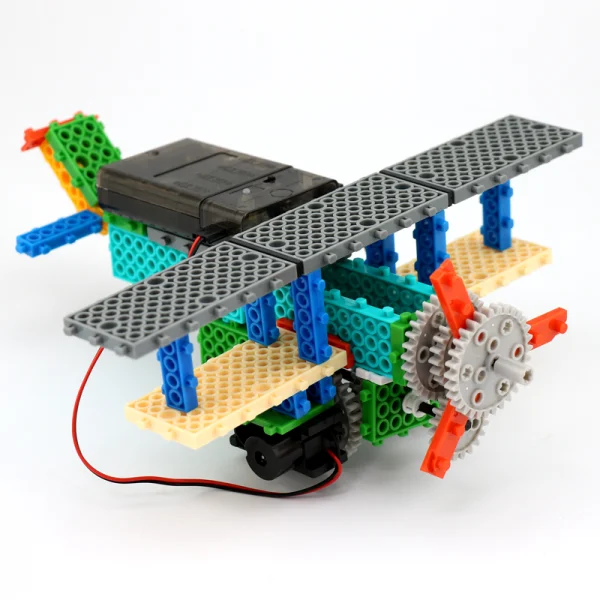

Remote Control Aircraft Robot Building Blocks DIY Creative Handmade Children's Educational Model Building Toy