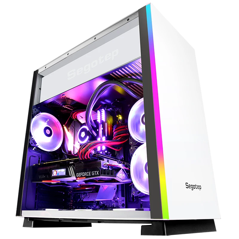 Kotin S11-1 Intel Core i7 8700 К игр PC 240 мм охладитель воды RTX2070 256 ГБ SSD 1 ТБ HDD 16 ГБ Оперативная память RGB Поклонники настольных игр 650 Вт PSU