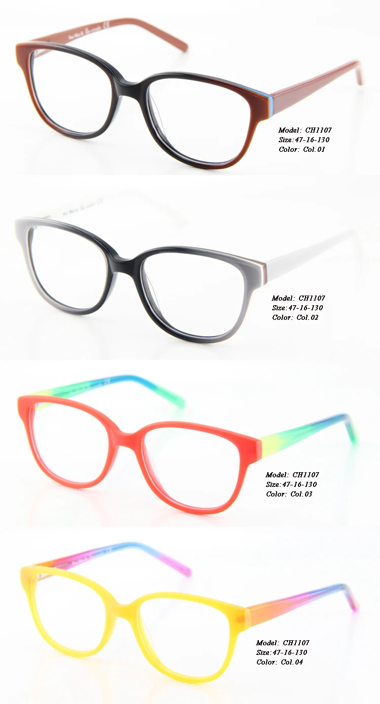 Eye Wonder Kids Eyewear Brown Red Black Orange Vintage Retro Optical Glasses Frames For Baby Boys