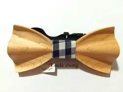Новые творческие дерево галстук весело двигаться мужчин для отдыха деревянные галстуки-бабочки бабочкой бабочки галстук комплекты