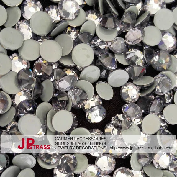 

ss20 5mm hot fix rhinestone black diamond 1440 pieces each lot ; free shipping rhinestones crystal for high fashion dress