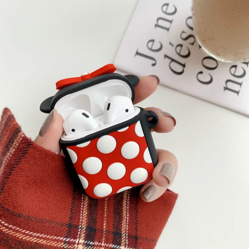 

For AirPods Case Bluetooth Wireless Earphone Case For Apple Airpods 2 Cartoon Pattern Protective Cover Accessories Charging Box