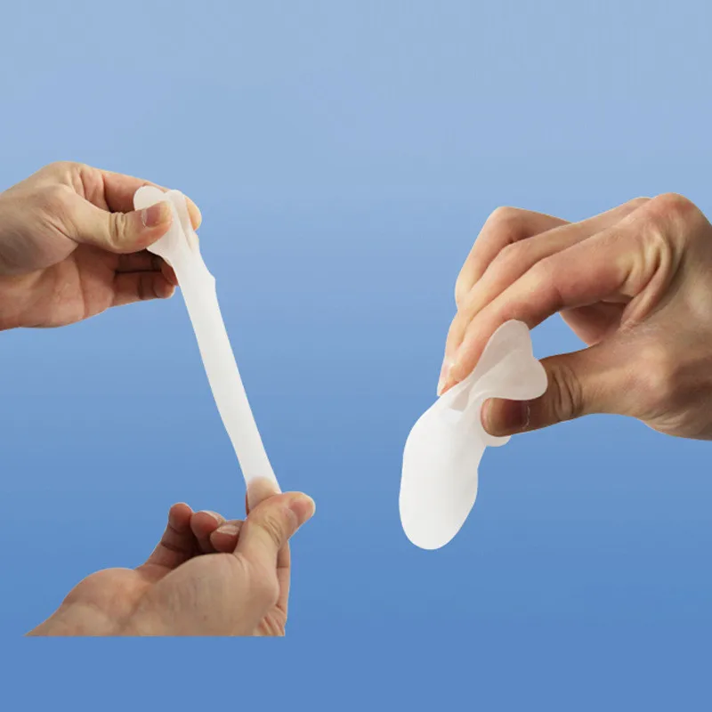 KONGDY 2 Pairs=4 Pieces Bunion Corrector Silicone Gel Toe Corrector Hallux Valgus Thumb Guard Foot Pain Relieve Patch