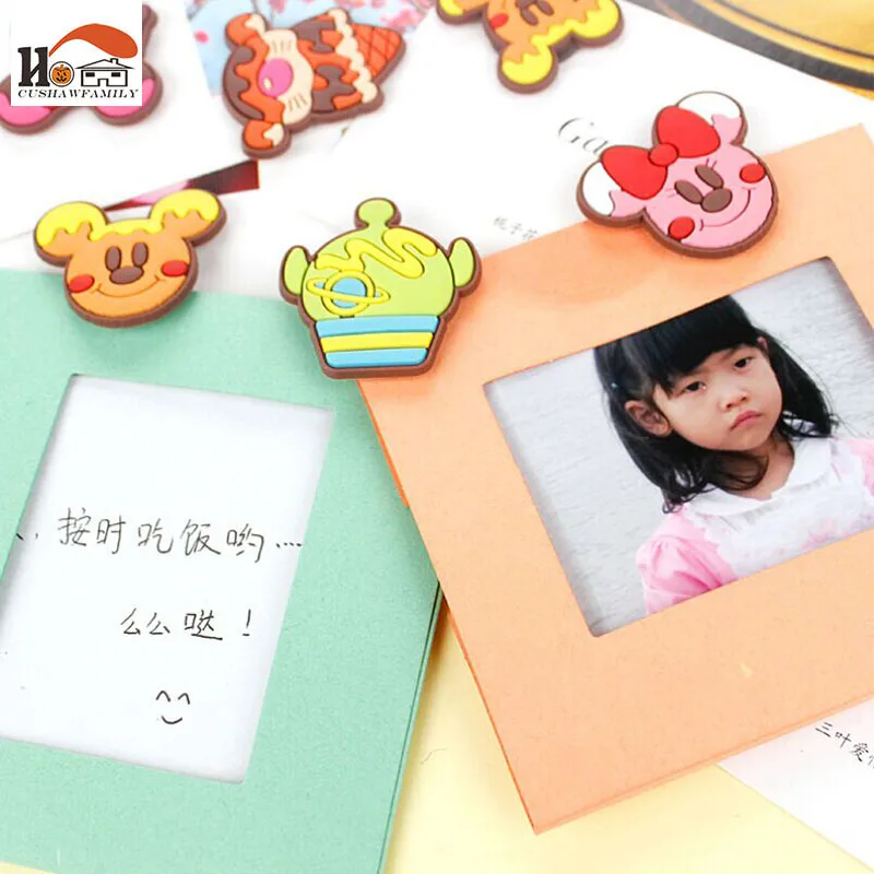 1 шт. силиконовые магниты на холодильник с мультяшным животным белая доска