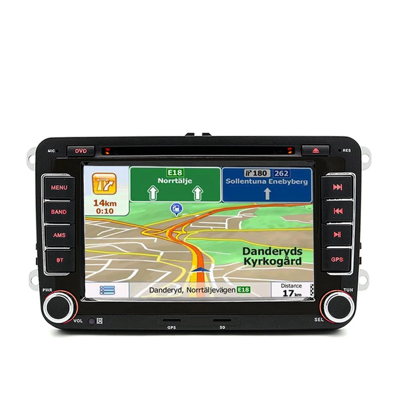 Perfect 2din Radio Car Multimedia DVD GPS for Polo Jetta Passat CC Amarok Caddy Golf School Rapid Multiven Scirocco Tiguan Touran sharan 6
