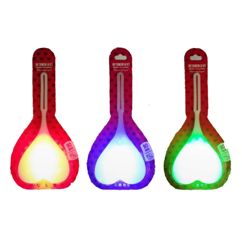 Perfect Bike Light Cycling Balls Tail Waterproof Silicone Bicycle Taillight Rear Lights Heart Shape Night Warning Led 5