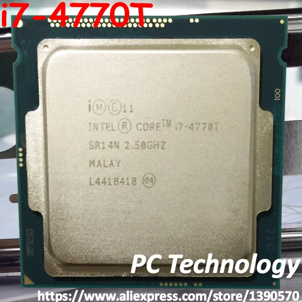 Процессор Intel core i7-4770T cpu 2,50 GHz 8M 45W 22nm LGA1150 четырехъядерный настольный процессор i7 4770T