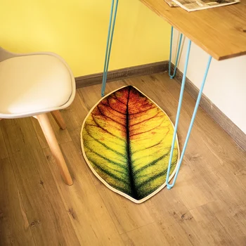 

creative leaves carpet for livingroom and bedroom soft sofa cushion rug baby crawl antiskid sitting room beside mat kitchen