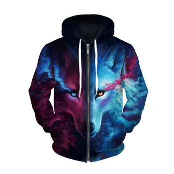 

New Hoodies 3d Print Men/Women Thin Cool Fashion 3d Sweatshirts Fox Hooded Hoodies Pullovers Tracksuits