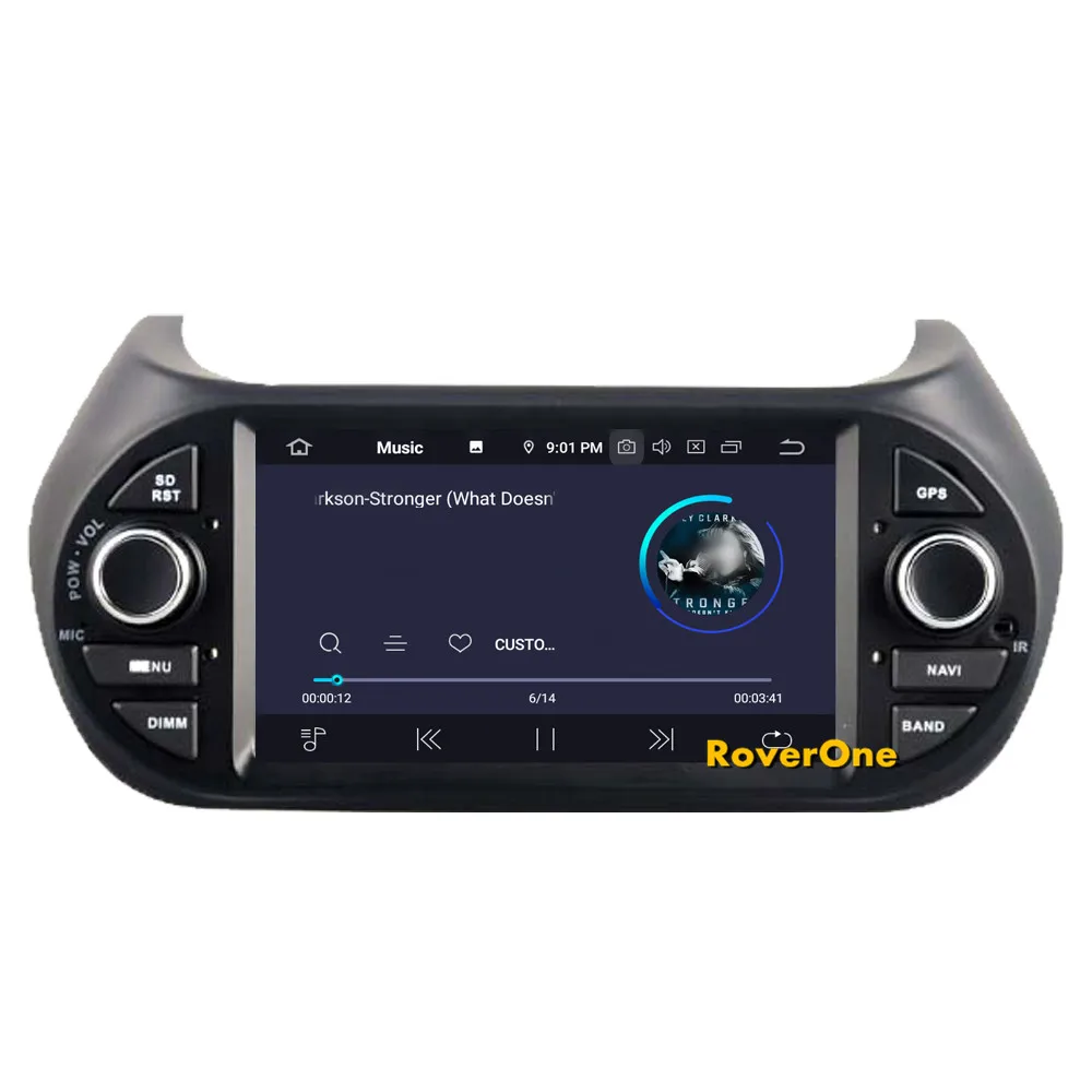 Clearance RoverOne Car Multimedia Player For Fiat Fiorino Qubo For Citroen Nemo For Peugeot Bipper Android 9.0 Octa Core Radio Navigation 7