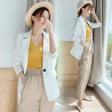 *#Best Price Women's jacket summer new cotton and linen suit jacket female Slim was thin chic breathable light linen jacket *#Best Price Women's jacket summer new cotton and linen suit jacket female Slim was thin chic breathable light linen jacket
