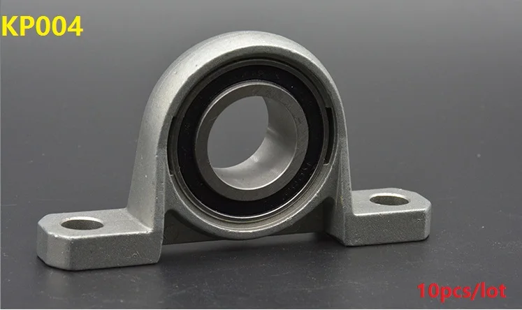 

10 шт./лот KP004 20 подшипник из цинкового сплава, опорный блок, сферическая роликовая Подушка, корпус