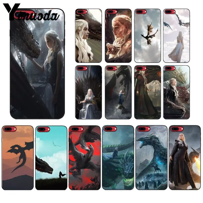 

Yinuoda Game Of Thrones Protective DIY Luxury High-end Protector Case for Apple iPhone 8 7 6 6S Plus X XS MAX 5 5S SE XR Cover