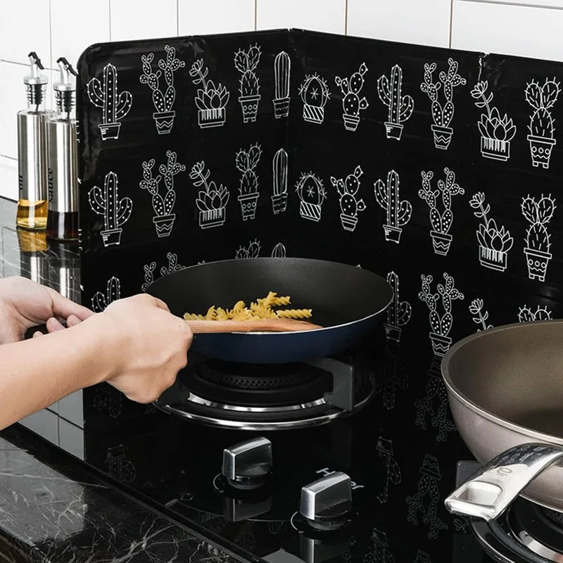

Hot Sell Kitchen Cooking Frying Pan Oil Splash Screen Cover Gas Stove Anti Splatter Shield Guard Proof Baffle Tools