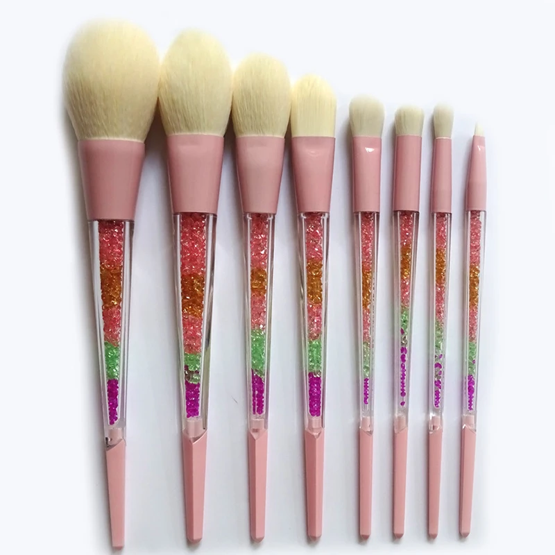 Aliexpress.com : Buy 8Pcs Diamond Handle Makeup Brushes Set Multicolor ...