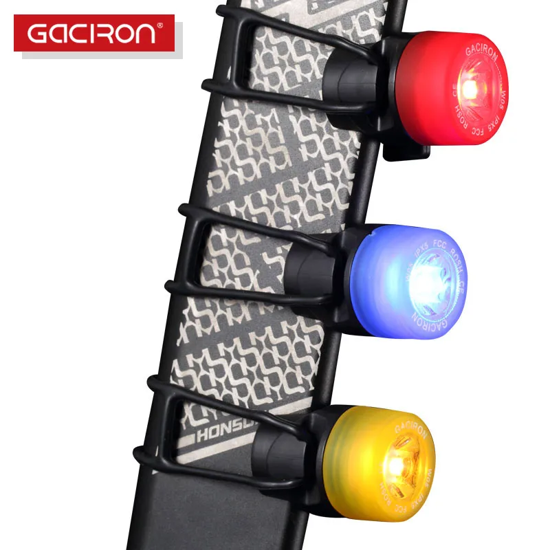 Cheap Gaciron Bicycle Light Non-Rechargeable LED mountain Bike Front/Rear Warning Lamp Cycling accessories Night Safety tail light 0