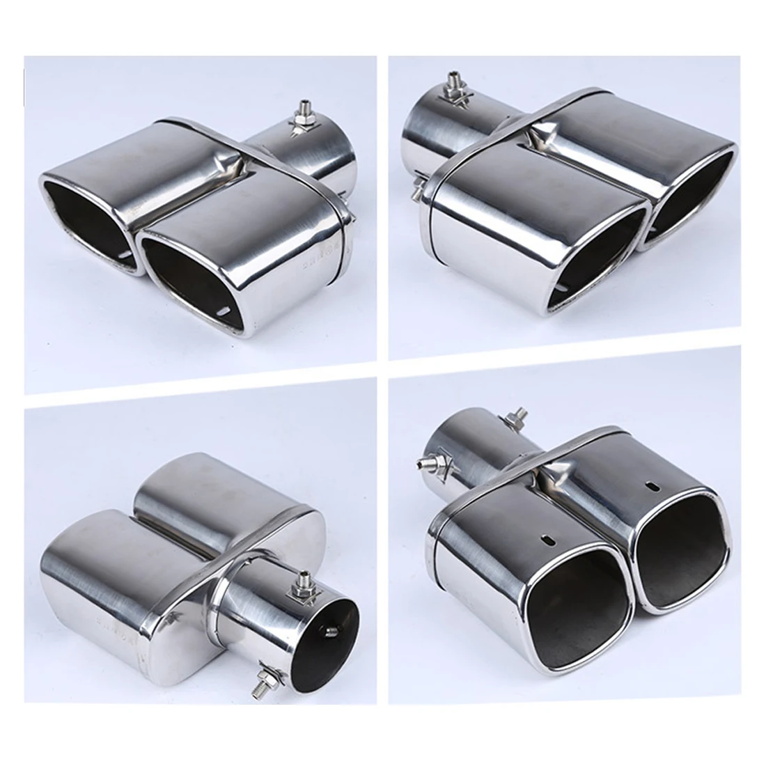 Dewtreetali NEW brand Car Auto Round Exhaust Muffler Tip Stainless